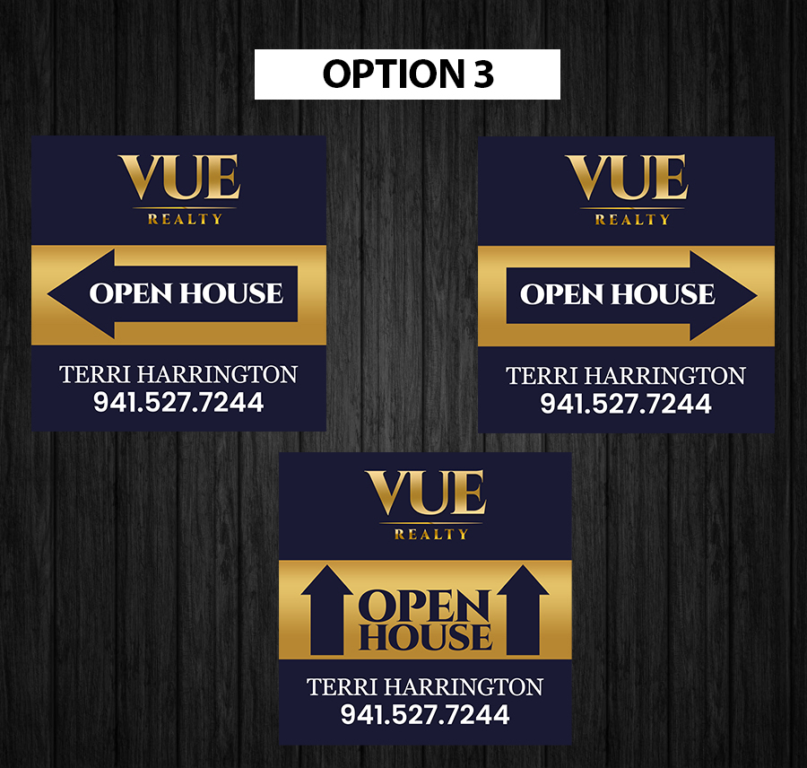 Open House Signs: Option 3
